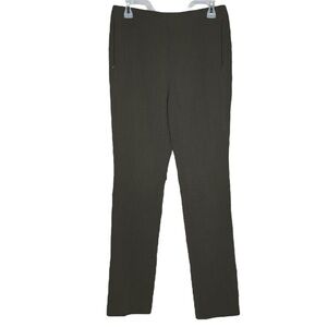 Akris wool trouser pants slim straight brown women’s size 10